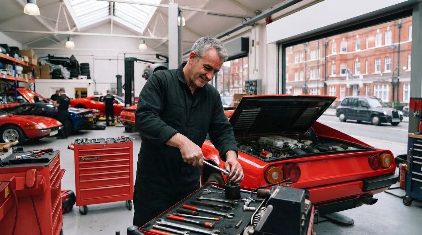 Ferrari Mechanic London